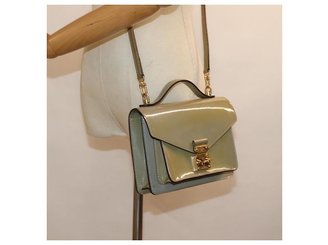 Borsa a mano LOUIS VUITTON Monogram Vernis Monceau BB 2modo Lila LV Aut 76912 Porpora - vista 25