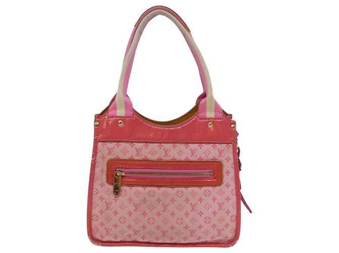 LOUIS VUITTON Monogram Mini Sac Catrain Handtasche Erdbeere M92930 LV Auth 76925 - Ansicht 13