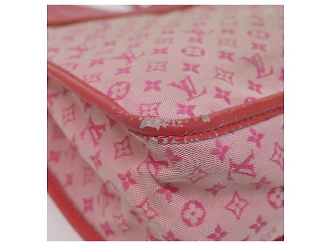 LOUIS VUITTON Monogram Mini Sac Catrain Handtasche Erdbeere M92930 LV Auth 76925 - Ansicht 16