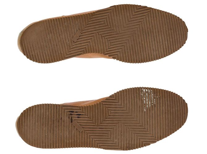 Hermès Scarpa HERMES in Pelle Beige - 101921 - vista 9