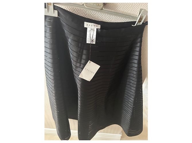 Falda de tul negra Céline Talla 40 Negro - vista 9