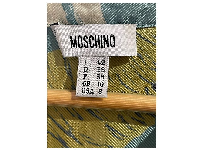 Vestidos MOSCHINO T.Internacional M Seda Azul - vista 3