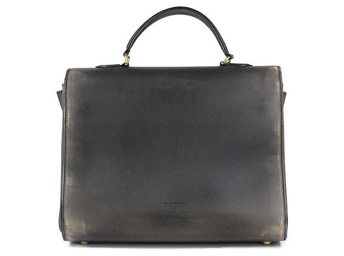 Borsa Balenciaga Money in Pelle Nera con Tracolla Nero - vista 3