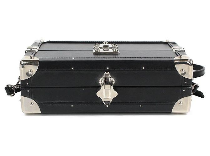 Autre Marque Borsa a tracolla Pinel & Pinel Mini Valigia Pelle Nera Nero - vista 4