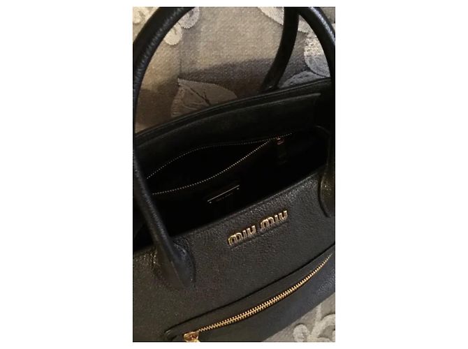 Borsa a mano Miu Miu in pelle nera Nero - vista 10