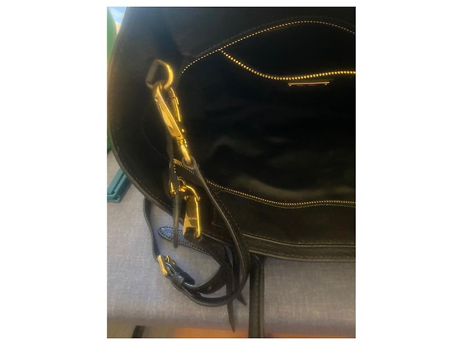 Borsa a mano Miu Miu in pelle nera Nero - vista 7