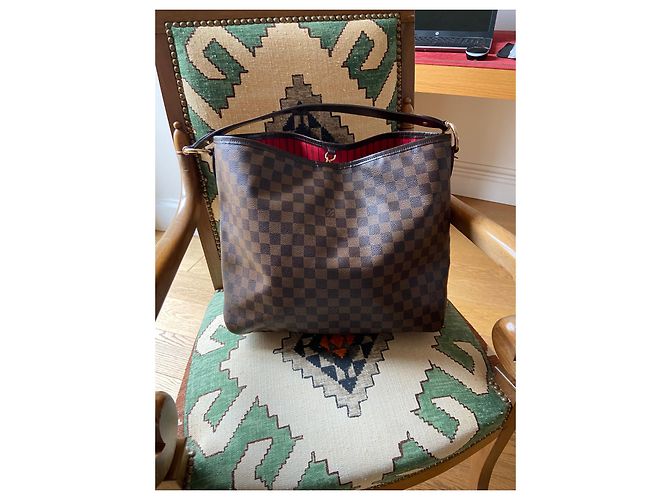 Louis Vuitton Borsa Delightful Damier Ebene - vista 4
