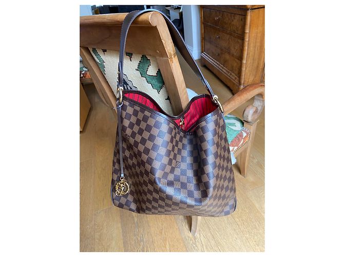 Louis Vuitton Borsa Delightful Damier Ebene - vista 7