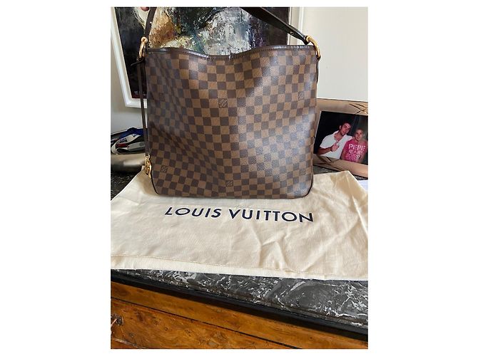 Louis Vuitton Borsa Delightful Damier Ebene - vista 9