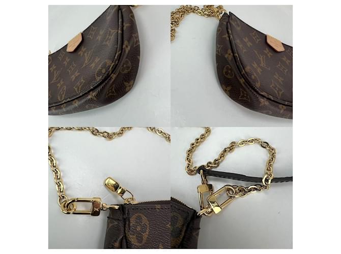 Pochette Louis Vuitton della borsa a tracolla Multi Pochette Marrone - vista 4