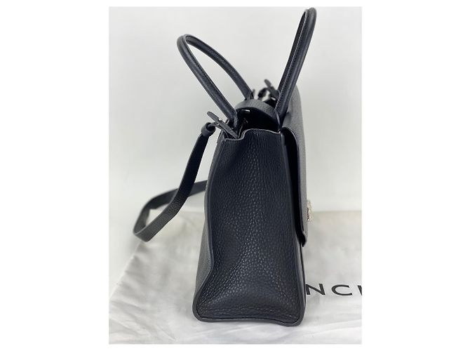 Borsa a mano Givenchy Obsedia media in pelle di vitello nera martellata Nero - vista 4