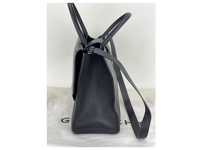 Borsa a mano Givenchy Obsedia media in pelle di vitello nera martellata Nero - vista 5