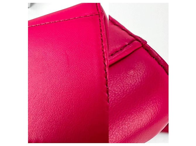 Fendi Mini Peekaboo rosa Leder Schultertasche Pink - Ansicht 3