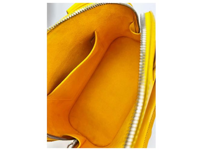 LOUIS VUITTON Alma BB Epi Leder Umhängetasche Gelb - Ansicht 3