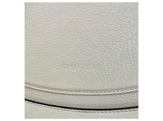 Borsa a mano con manico superiore GUCCI Linea Medium Totem Web a strisce giallo farfalla Marrone - vista 3