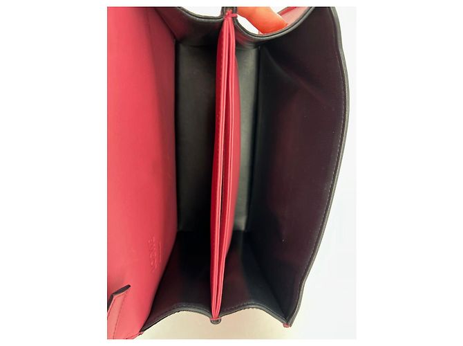 Borsa a tracolla media Loewe Barcelona in pelle rosa - vista 4