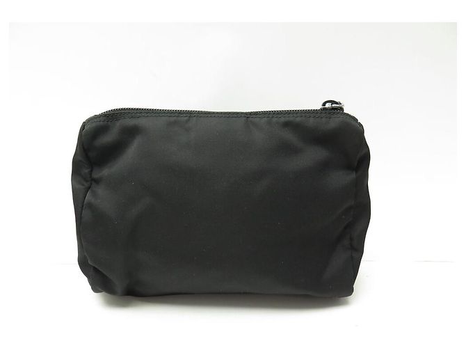 MENGE 2 PRADA BEUTEL RE-NYLON CANVAS SCHWARZ BEUTEL CANVAS BEUTEL CLUTCH - Ansicht 11