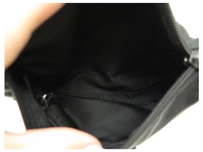 MENGE 2 PRADA BEUTEL RE-NYLON CANVAS SCHWARZ BEUTEL CANVAS BEUTEL CLUTCH - Ansicht 15