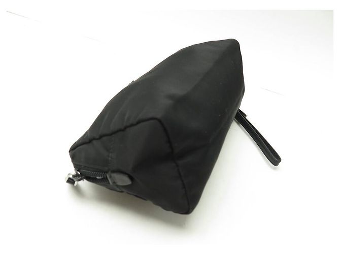 MENGE 2 PRADA BEUTEL RE-NYLON CANVAS SCHWARZ BEUTEL CANVAS BEUTEL CLUTCH - Ansicht 4