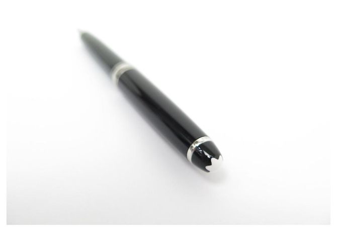 MONTBLANC PENNA A SFERA MEISTERSTUCK CLASSIC PLATINUM MB2866 PENNA IN RESINA NERA - vista 10