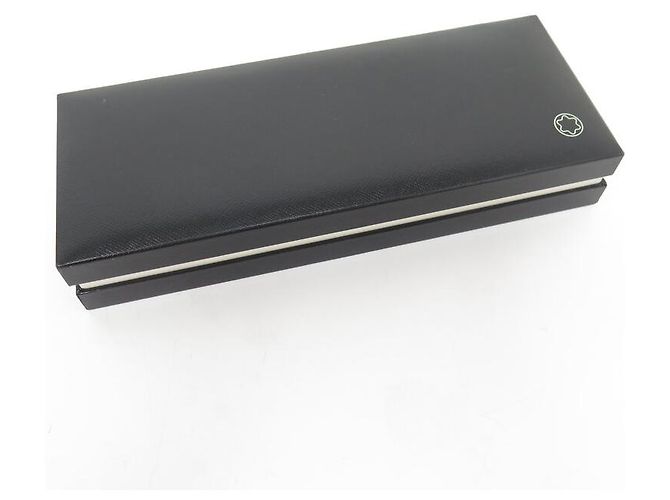MONTBLANC PENNA A SFERA MEISTERSTUCK CLASSIC PLATINUM MB2866 PENNA IN RESINA NERA - vista 13