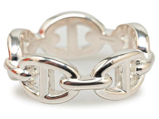 Hermès Hermes SV925 54 Kette Dunkle Anshene PM Ring in gutem Zustand Silber - Ansicht 2