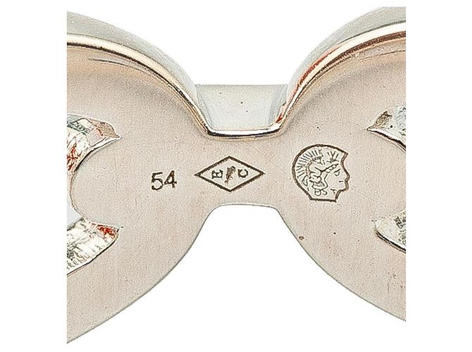 Hermès Hermes SV925 54 Kette Dunkle Anshene PM Ring in gutem Zustand Silber - Ansicht 5