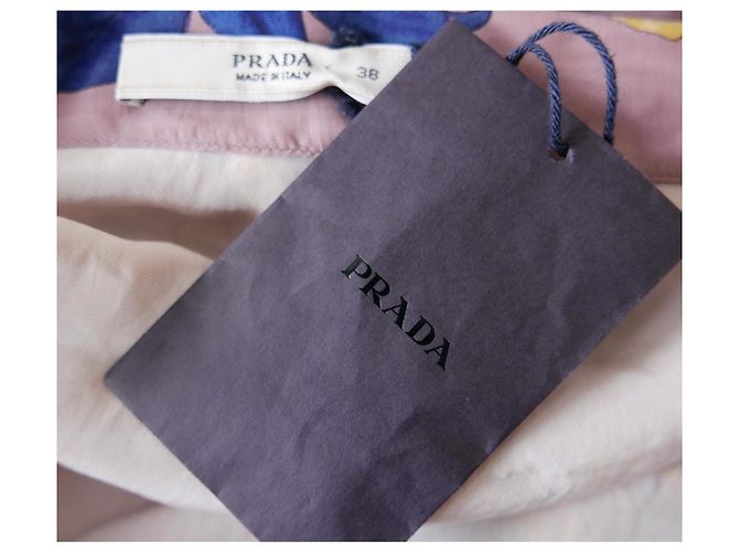 Prada Resort 2008 Geißblatt-Druck Einärmeliges Kleid Pink - Ansicht 7