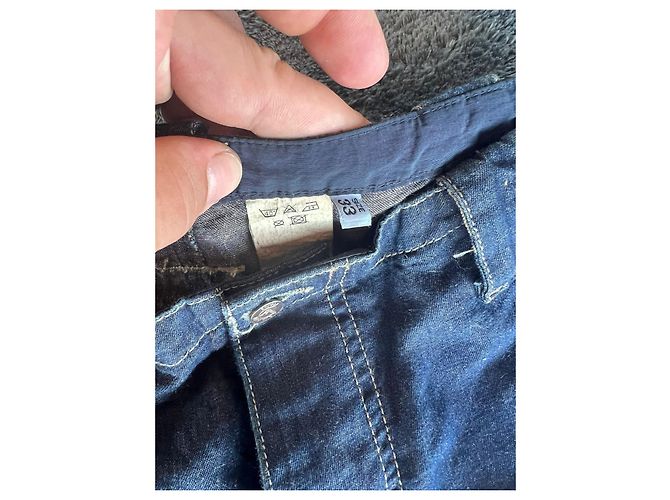 Jeans cargo blu di Giorgio Armani dei primi anni 2000 - vista 5