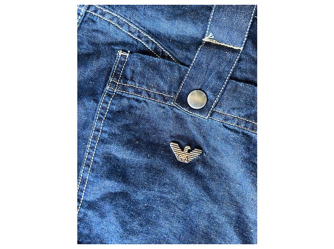 Jeans cargo blu di Giorgio Armani dei primi anni 2000 - vista 9