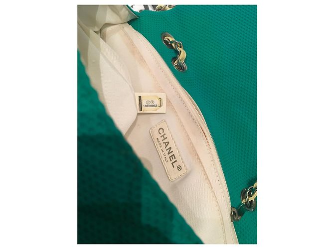 Chanel TIMELESS / Klassische Umhängetasche Grün - Ansicht 11