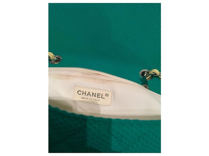 Chanel TIMELESS / Klassische Umhängetasche Grün - Ansicht 9