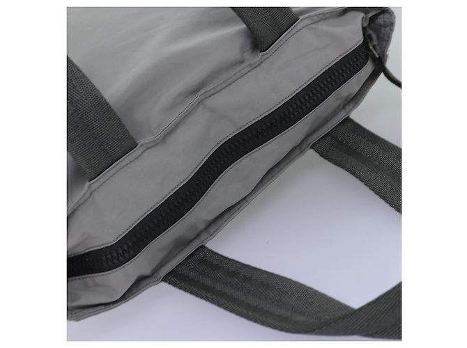 Tote PRADA Sport-Einkaufstasche Nylon Grau Auth ep4219 Braun - Ansicht 6