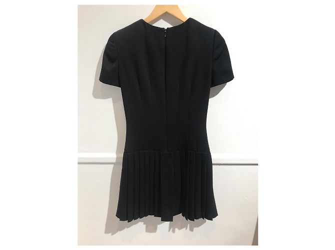 ALEXANDER MCQUEEN Kleider T.IT 38 Wolle Schwarz - Ansicht 2