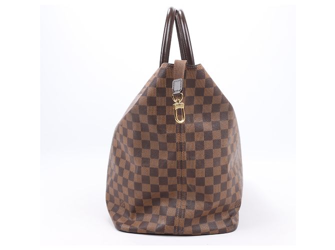 Borsa Louis Vuitton Damier Ebene Greenwich in marrone N41163 Verde - vista 3