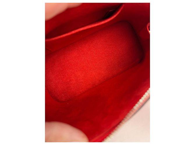 Borsa a tracolla LOUIS VUITTON Alma BB Epi Coquelicot Rosso - vista 3
