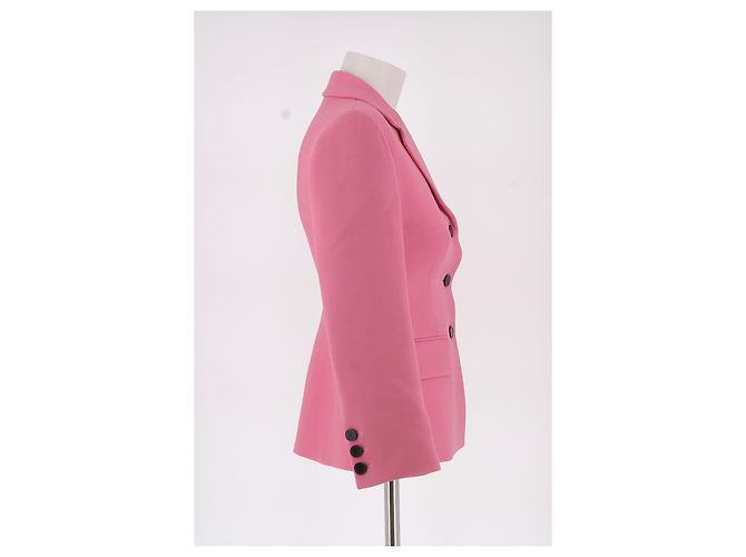 Dior Jacken T.FR 34 Wolle Pink - Ansicht 3