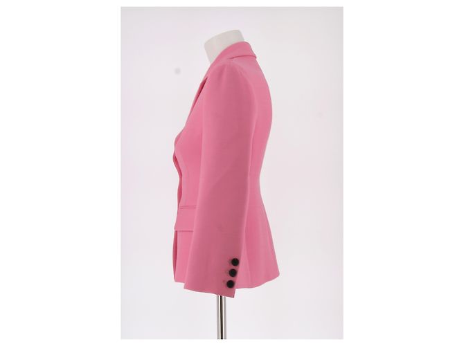 Dior Jacken T.FR 34 Wolle Pink - Ansicht 4