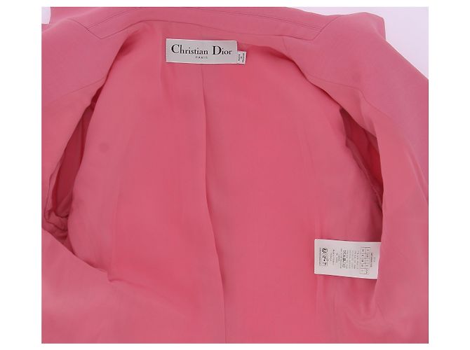 Dior Jacken T.FR 34 Wolle Pink - Ansicht 7