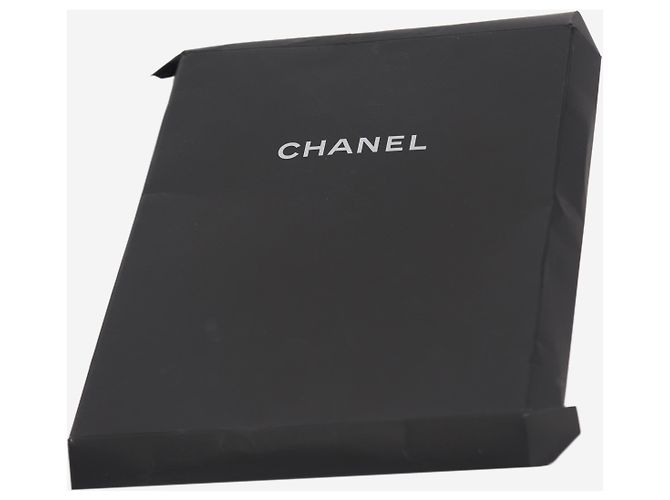 Chanel Calça preta com logo CC Preto - vista 6