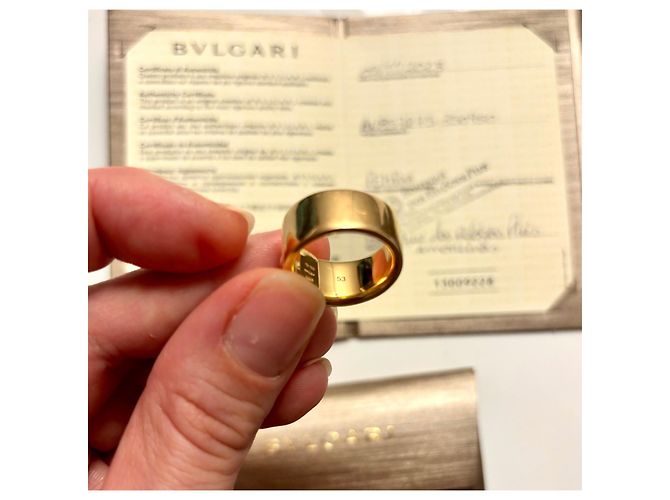Bulgari BVGLARI BVLGARI Ring. Golden - Ansicht 6
