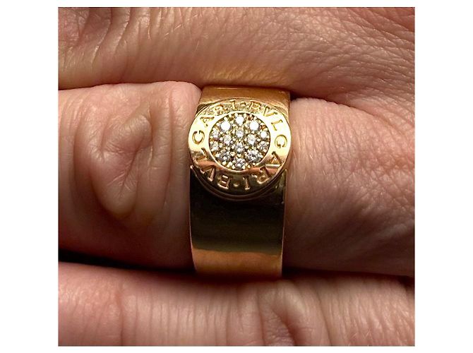 Bulgari BVGLARI BVLGARI Ring. Golden - Ansicht 9