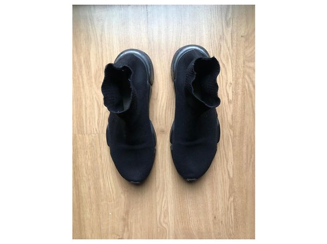 Balenciaga Speed Trainers EU 43 (edizione limitata nera su nera) Nero - vista 6