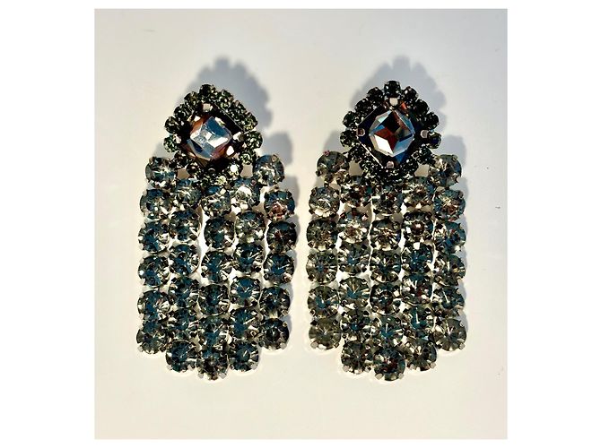Bimba & Lola Orecchini vintage con cristalli Bimba&Lola Silver hardware - vista 2