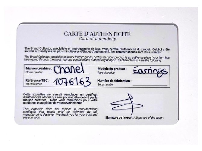 Pendientes de botón CHANEL con el logo CC entrelazado de 1995 Negro Dorado - vista 10