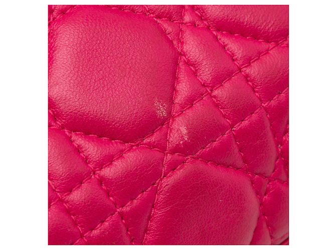 Dior Pink Medium Lammleder Cannage Lady Dior - Ansicht 10