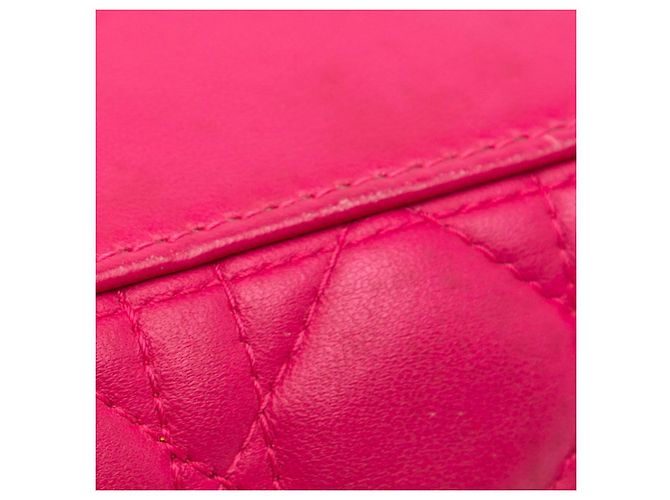 Dior Pink Medium Lammleder Cannage Lady Dior - Ansicht 13