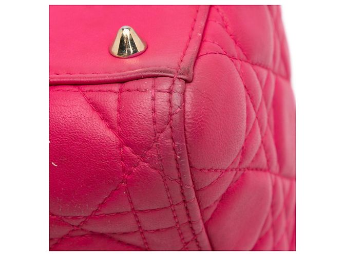 Dior Pink Medium Lammleder Cannage Lady Dior - Ansicht 16