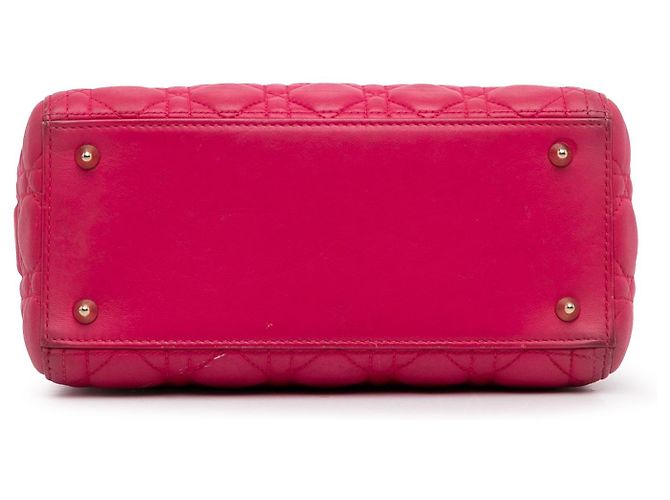 Dior Pink Medium Lammleder Cannage Lady Dior - Ansicht 5