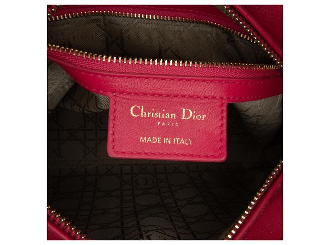 Dior Pink Medium Lammleder Cannage Lady Dior - Ansicht 7